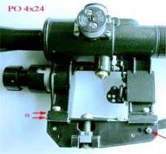 Оптический прицел ПСО(ПО) 4х24-1 Сайга (01) парабола