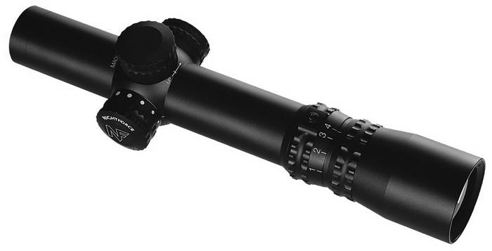 Оптический прицел Nightforce 1-4x24 30мм NXS Compact ZeroStop, .250 MOA,WL с подсветкой (NP-1) C127