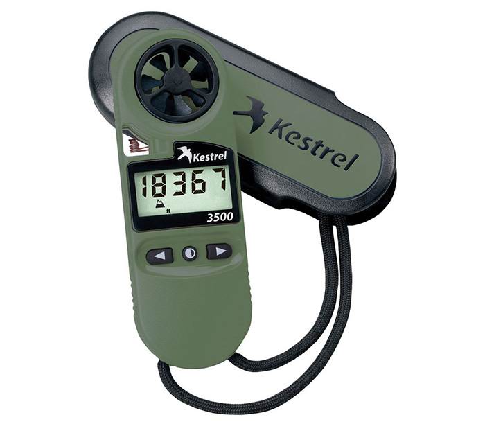 Ветромер Kestrel 3500 NV (время, скорость ветра, температура воздуха, воды, снега, влажность, точка росы) 0835NV