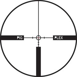 Оптический прицел Leupold VX-R Hog 1.25-4x20 (30mm) матовый, с подсветкой (FireDot Pig Plex) 113165