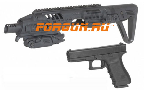Комплект для модернизации Glock 34, 35 CAA tactical RONI-G2-34, алюминий/полимер (черный)