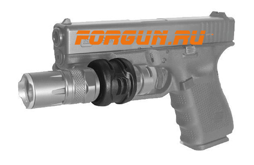 _Крепление для фонаря и ЛЦУ, на Weaver/Picatinny, диаметр 25,4 мм для Glock CAA tactical PLS1Q-GP