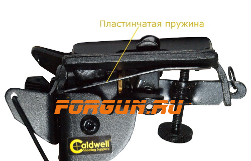 Сошки для оружия Caldwell XLA Pivot (на антабку) (длина от 33 до 58,5 см), 445066, камуфляж