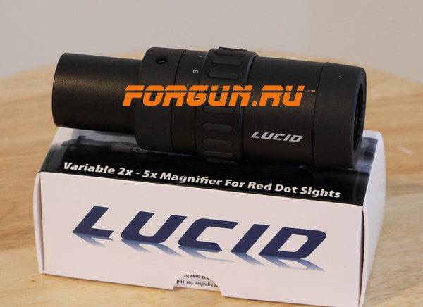 Увеличитель для коллиматоров Lucid 2x-5x Variable Magnifier