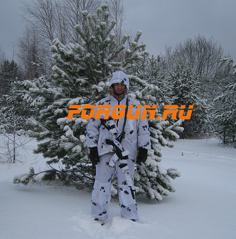 Камуфляжная лента многоразовая McNett 3,6 м Snow (снег)