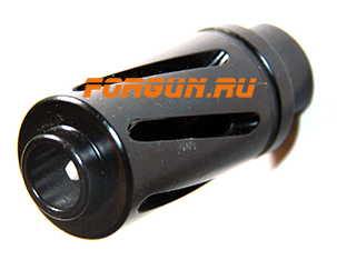 Дульный тормоз компенсатор (ДТК) 9 мм для Сайга 9 под 9х19 с резьбой М16 х1 Тактика Тула Турбо 20048