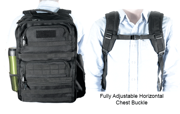 Тактический рюкзак Leapers UTG, двухлямочный, черный цвет, PVC-P368B