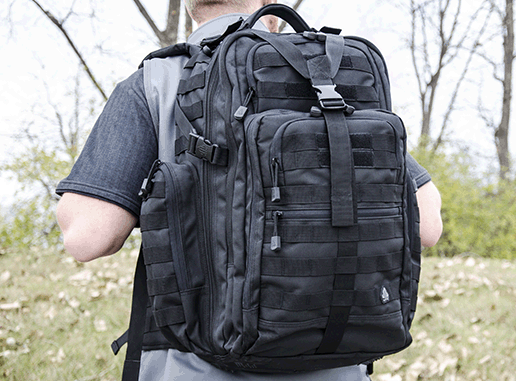 Тактический рюкзак Leapers UTG 3-Day, двухлямочный, черный цвет, PVC-P372B