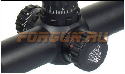Оптический прицел Leapers UTG 6-24x50 25.4 мм, сетка Mil-Dot с цветной подсветкой, кольца на Weaver, SCP-U6245AORGW