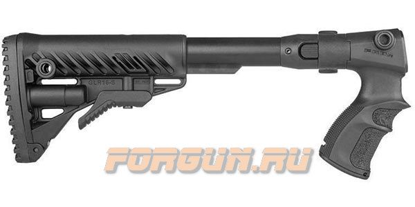 Приклад для Remington 870, телескопический, рукоятка, складной, пластик, FAB Defense, FD-AGRF 870 FK