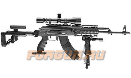 Рукоятка пистолетная для АК, Сайга или Вепрь, пластик, снайперская, FAB Defense, FD-SG-1