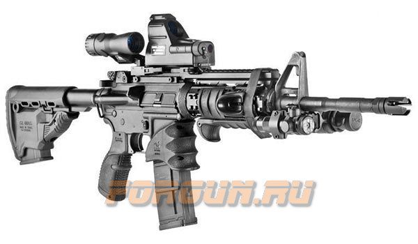 Рукоятка пистолетная FAB Defense на M16, M4 или AR15, прорезиненный пластик, FD-AGR-43