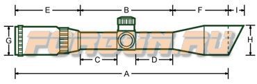 Оптический прицел Leapers UTG 1-4.5X28 30 мм CQB, сетка Circle-Dot с цветной подсветкой, кольца на Picatinny/Weaver, SCP3-145IECDQ