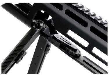 Кронштейн цевье M-LOK с сошками для M4/M16/AR15 металл (черный) BLK LBL AR-10 DPMS LOW BIPOD 14 BLACK