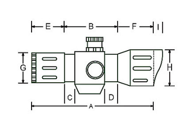 Оптический прицел Leapers UTG 4X32 T4 Prismatic на Weaver, сетка T-dot, SCP-Т4ІЕТDQ