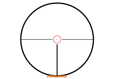 Оптический прицел Hawke Frontier 30 1-6x24 IR, Circle Dot, с подсветкой, 18401