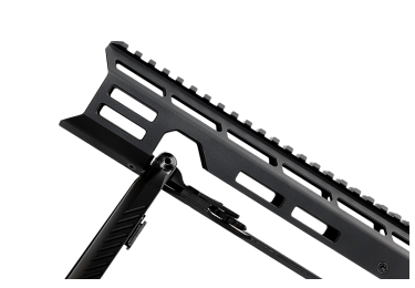 Кронштейн цевье M-LOK с сошками для M4/M16/AR15 металл (черный) BLK LBL AR-10 DPMS LOW BIPOD 14 BLACK