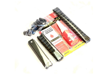 Комплект планок Weaver/Picatinny для установки на ППШ-41/ВПО-135/ППШ-О ЗиД и аналогичные модели 