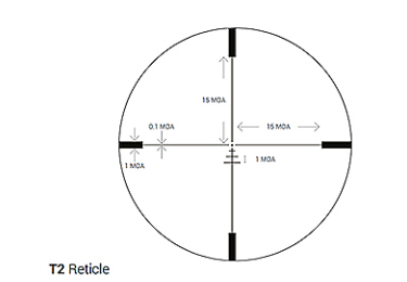 Оптический прицел Rudolph Optics TACTICAL T1 1-4X24, 30мм, сетка T2