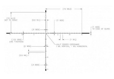 Оптический прицел U.S. Optics 3.2-17x44 35мм SN-3 (RDP Mil)