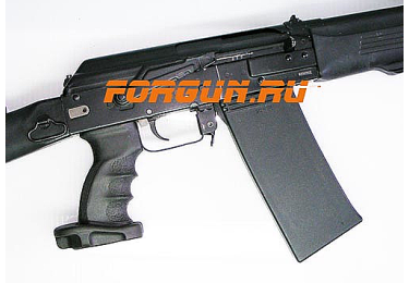 Рукоятка пистолетная для АК, Сайга или Вепрь, пластик, снайперская, Custom Arms, AGS-74 PRO