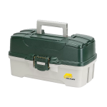 Ящик Plano для приманок и аксессуаров с 3-уровневой системой хранения зелено белый