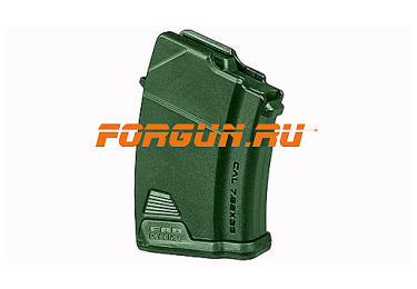 Магазин 7,62x39 мм (.30, .366 ТКМ) на 10 патронов для АК, Сайги и Вепрь 133,136 Fab Defence Ultimag AK 10R (цвет оливково-зеленый)