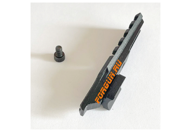 Кронштейн база вивер/пикатини (weaver) вместо штатного целика АК , Вепрь К, Вепрь КМ, Сайга-МК Сталь 10см