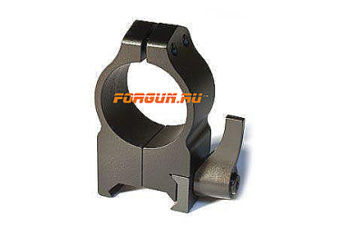 Кольца 25,4 мм на Weaver высота 13 мм Warne Maxima Quick Detach High, 202LM, сталь (черный)