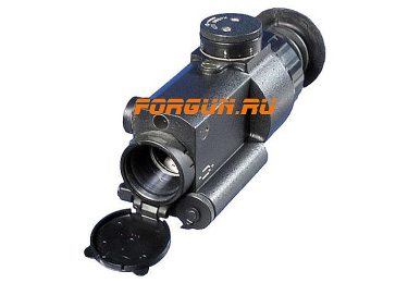 Оптический прицел Беломо ПО 4х24П с подсветкой сетки (G36, FN, MP5, М-16, G3, АК47, АК74) на Weaver