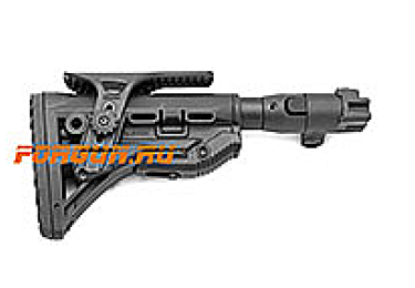 Приклад для АКМ складной (вместо нескладных), телескопический, щека, FAB Defense, FD-GL-SHOCK-M4-AK-P-CP