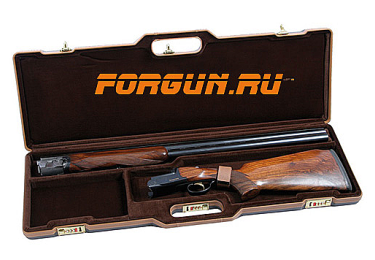 Кейс Negrini для гладкоствольного оружия, 95х22х7 см, пластиковый, кожаная отделка, 1607 LXS