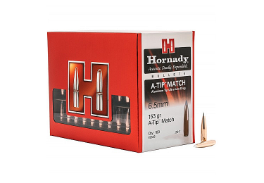 Пули Hornady .264 6,5мм 152 gr A-Tip Match (100 шт.)(2638)
