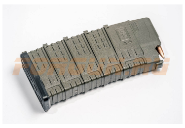 Магазин Pufgun на Сайга-308, 7,62х51, 25 патронов, полимер, хаки, возможность укорочения, 202 г