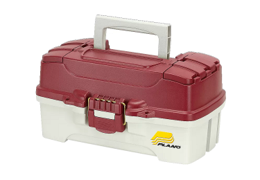 Ящик Plano для приманок и аксессуаров с 1-уровневой системой хранения краснобелый