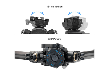 Сошки для оружия Leapers UTG, Weaver/Picatinny 360, высота 18-23 см, TLUBP02-A