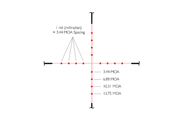 Оптический прицел Hawke Vantage IR 2-7x32 IR (Mil Dot) с подсветкой (14209) 