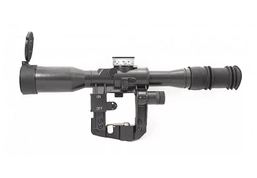 Оптический прицел Беломо ПОСП 8x42 с сеткой парабола 1.7, тактическими барабанчиками (для Тигр/СКС)