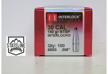 Пули Hornady .308 7,62мм 150 gr InterLock BTSP (100 шт.)(3033)