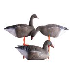 Чучела гусей гуменник Birdland кормящихся на опоре, матовые BR-042S/R/F-BG
