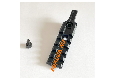 Кронштейн база вивер/пикатини (weaver) вместо штатного целика АК , Вепрь К, Вепрь КМ, Сайга-МК Сталь 10см