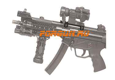 Планка Picatinny для крепления оптики на MP-5/K/SD, G3 CAA tactical TR5L, алюминий, черный