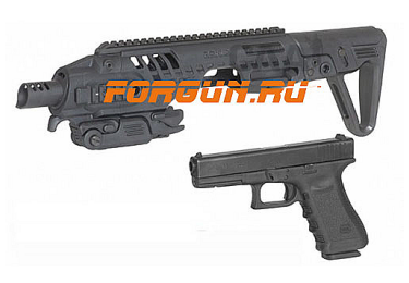 Комплект для модернизации Glock 26, 27 CAA tactical RONI-G2-26, алюминий/полимер (черный)