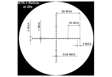 Оптический прицел March 5-50x56 с подсветкой, SF, MTR-1, 1/8MOA (D50V56TI)