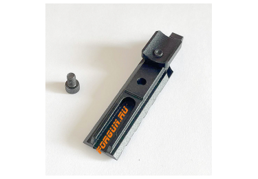 Кронштейн база вивер/пикатини (weaver) вместо штатного целика АК , Вепрь К, Вепрь КМ, Сайга-МК Сталь 10см