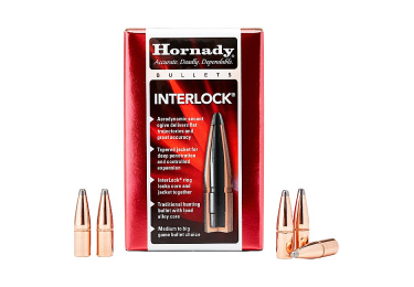 Пули Hornady .308 7,62мм 150 gr InterLock BTSP (100 шт.)(3033)