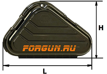 Кейс Plano для пистолета Large Frame Pistol Case, 30,4х5,7х17,7 см, пластиковый, 142300