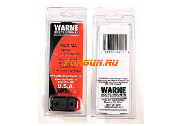Основания Weaver для Mauser 98 Unaltered Warne M902/832M, сталь (черный)