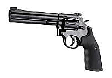 Пневматический пистолет револьвер Smith&Wesson 586 6" черный (Umarex)
