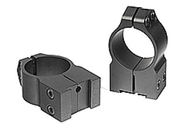 Кольца 25,4 мм для Tikka высота 14 мм Warne Fixed High, 2TM, сталь (черный)